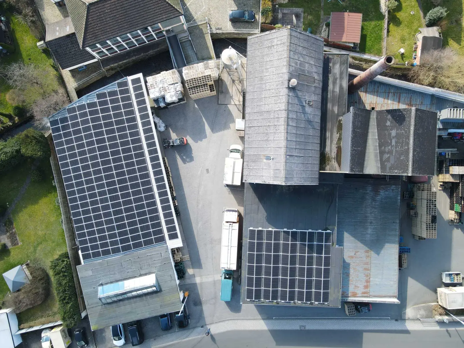 Brauerei – 99,2 kWp Photovoltaik-Dachanlage